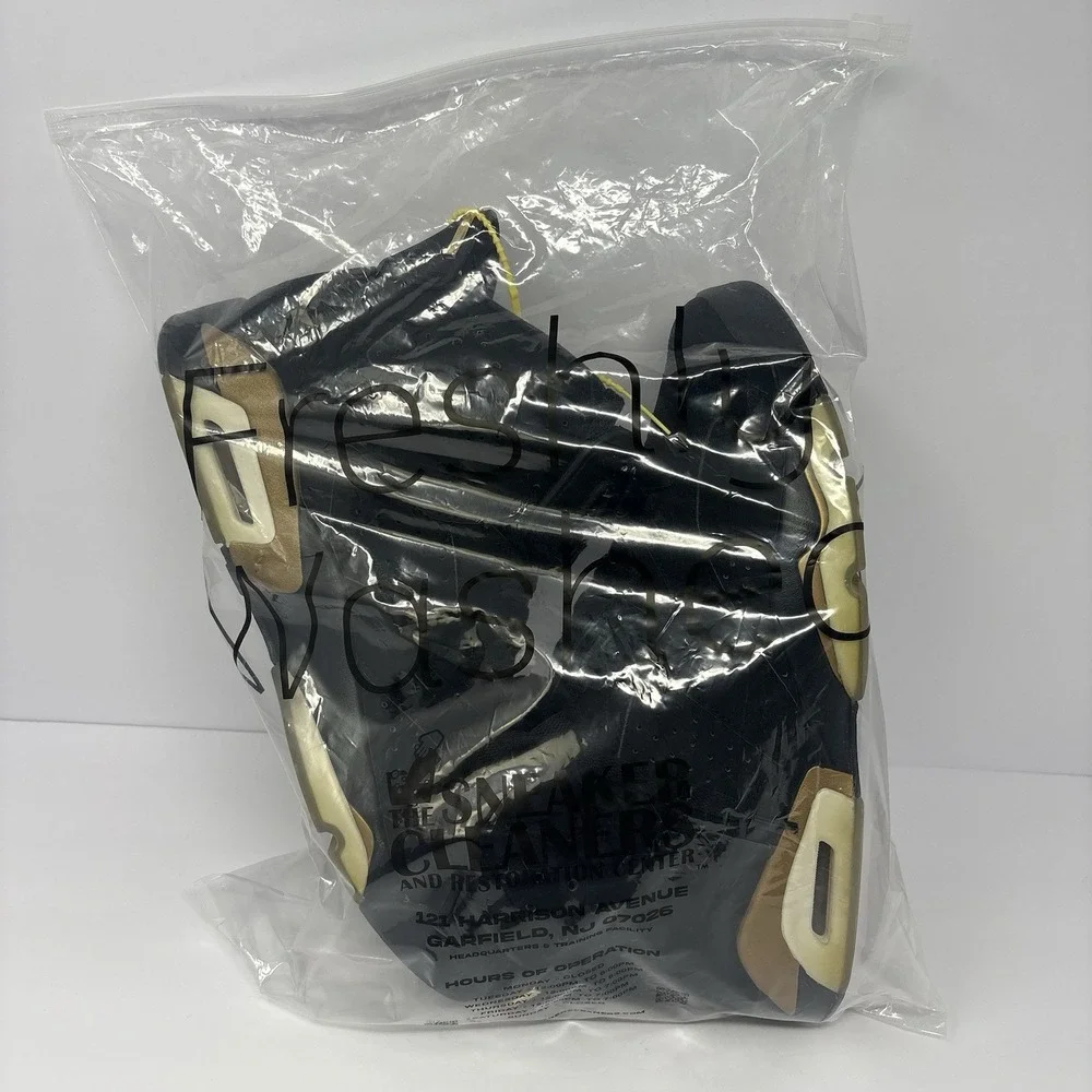 Nike Air Jordan 6 Retro DMP Defining Moments Black Gold Men's Size 11